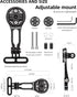 ROCKBROS 4 cm Bike Computer Mount Adjustable Out-Front Bicycle Computer Mount Aluminum Integrated Cycling Computer