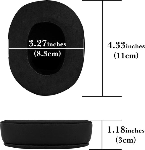 Replacement Ear Pads for Sony WH-CH720N, WH-CH700N, WH-CH710N Headphones, Ear Cushions, Covers, Earpads