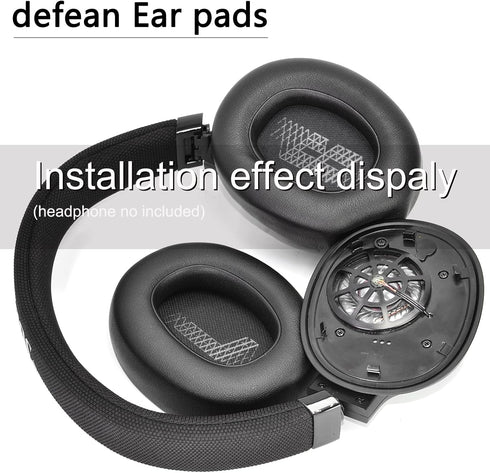 Live 650 BTNC E65BTNC Ear Cushion Memory Foam Ear Pads Replacement for JBL E65 E65BTNC/DUET NC/LIVE 650BTNC LIVE 660