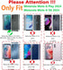 Heavy Duty Case for Moto G 5G 2024/Moto G Play 5G 2024, with Belt Clip, Tempered Glass Protector, Black