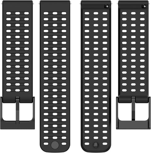 3 Pack Straps for SUUNTO 9 Peak Pro/SUUNTO 9 Peak Smartwatch Bands Replacement Silicone Breathable Wristbands