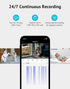 LaView 4MP Bulb Security Camera 2.4GHz, 360° Wireless Outdoor Indoor Full Color Day and Night, Motion Detection,