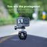SEASKY M1 Motorcycle Windscreen Clamp Mount for GoPro Hero 12 11 10 9 8 7, DJI Action Cameras