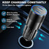 USB C Car Charger 40W, OKRAY 3-Pack 2-Port Type C Fast Charging Car Charger for iPhone 15/14 Pro Max Plus