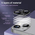 AFARER 2 Pack for iPhone 15/iPhone 15 Plus Camera Lens Protector, Metal Camera Cover with 9H Tempered Glass Screen