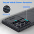 CloudValley Case for Samsung Galaxy S22 Ultra, Slide Camera Cover, Hard PC Back & Soft Bumper, Slim Shockproof