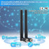 Kaunosta 433 MHF1 4-Pack, 2433MHz 3dBi 215cm MHF1 CCU3 CCU2 CC1101, MHz SMA Male Antenna Kit Radio Antenna Short