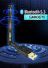 Super Long Range Bluetooth 5.3 Pro USB Adapter for PC, Supports Windows 11/10, Plug and Play, Class 1