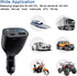 USB C Car Charger with Voltage Display, 20W PD Fast Car Charger & USB 5V 2.4A Adapter, Car Voltmeter Battery Monitor