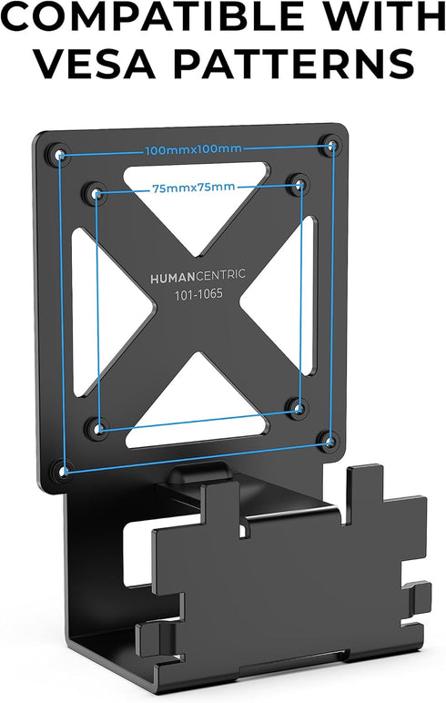 HumanCentric VESA Mount Adapter for Samsung Curved Monitor T55 Series, 27” and 32” Monitors, 75x75 or 100x100 mm