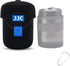2.6 3.1(D 50mm f/1.8, 55mm f/1.8, 56mm f/1.4 JJC Water Resistant Neoprene Camera Lens Pouch Case, Fold-Over Lens Bag