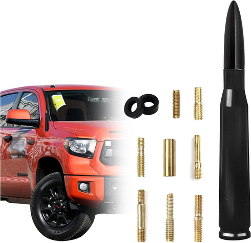 Turcee Car Bullet Antenna,Truck Exterior Decoration Accessories Car Vehicle Replacement Antenna Conpatible with