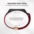 18mm Adjustable Smartwatch Soft Woven Nyon Wristband + Protective Case Base fits for PLAUD AI NotePin Recorder,Upgraded