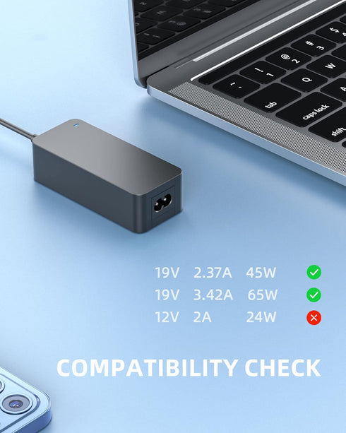 AC Charger for Acer N15V2 N17W6 Aspire R13 R15 S5 S7 S13 V13 P3 R5-571TG Laptop Adapter Power Supply