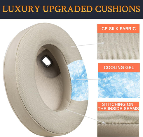 SOULWIT Cooling-Gel Earpads Replacement for Sony WH-1000XM4 Headphones, Ear Pads Cushions with High-Density Noise
