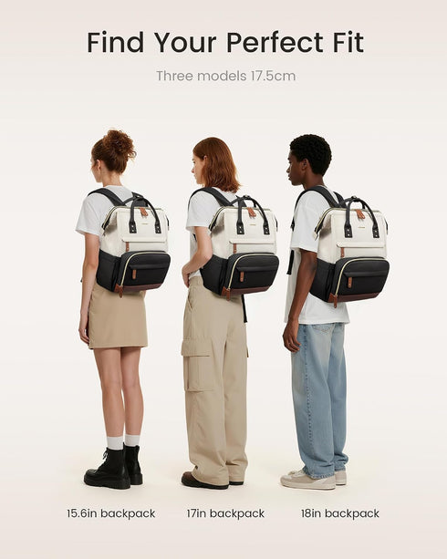 Backpack 15.6 Inch Backpacks LOVEVOOK Laptop for Women, Work Business Purse With Large Capacity