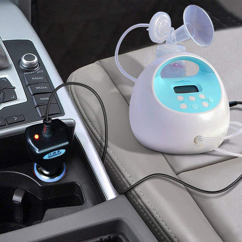 12 Volt Car Lighter Adapter for Spectra S1, S2, SPS100, SPS200, Spectra 9 Plus, M1 Breast Pump Replacement Power Supply