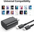 25W USB-C Fast Chargers (2 Pack) & 6ft Cable for Samsung Galaxy S22, S21, S20, Note 20 - Android Phone Charger