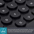 Wireless Keyboard - Dual Channel Multi-Device Bluetooth Keyboard, Portable Slim for Tablet and PC