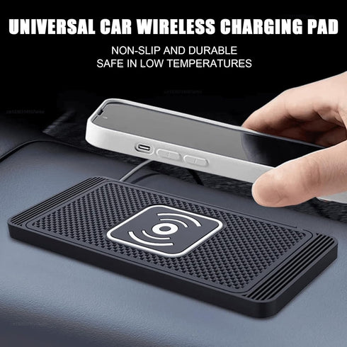 ZPSHYD 15W 4 (1m Wireless Car Charger Charging Pad Non Slip Fast Charging Phone Charger Charging Modes, Compatible