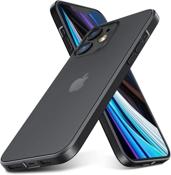 ORIbox Black Case for iPhone 11, Shockproof Full Body Protective Cover 6.1", Ultra-Thin Non-Slip
