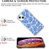 Blue Melting Smile Face Case for iPhone 13, Hippie Drippy Smiling Face, Cool Trendy TPU Bumper Cover for Teens, Men,