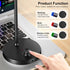 Aokeo USB Desktop Microphone, Computer Microphone for PC with Noise Cancellation & Click to Mute Function