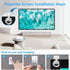 HCHIB 84 inch 16:9 Projector Screen Portable Projector Home Theater Movie Screen Foldable Indoor/Outdoor Support