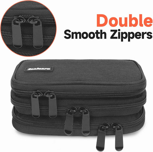 Zealearn 30 USB Flash Drive Case with Labels, Gifts for Men, USBs Case Organizer Holds Pcs, USBs Storage Cases, USB