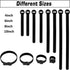 150PCS Reusable Cable Ties - Multi-Purpose Hook & Loop Cable Straps 4+6+8+10inch, Adjustable Fastening Cord Organizer,