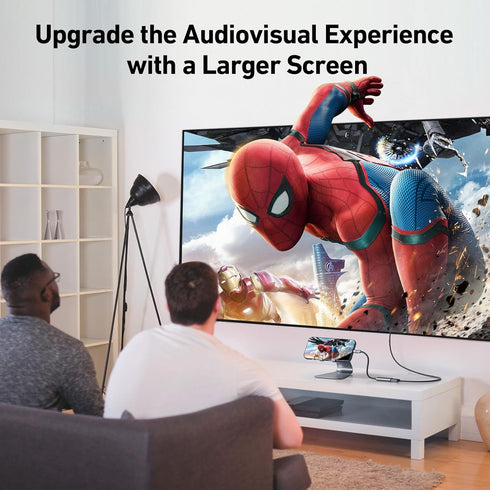 uni USB-C to HDMI Adapter, 4K@60Hz, Thunderbolt 3/4 to HDMI Converter for MacBook Pro/Air