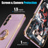 Samsung Galaxy A14 5G Phone Case, Slim Soft TPU Shockproof Protective Case with Magnetic Kickstand and Built-in 360°
