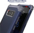 IDweel Galaxy Note 8 Case - Blue Shockproof Slim Hybrid Heavy Duty Protection Cover for Galaxy Note 8
