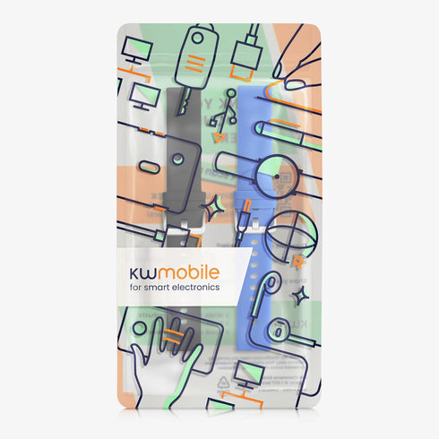 kwmobile Watch Strap Set for Xplora X6 Play, 2x TPU Silicone Fitness Tracker Sports Band