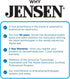 JENSEN MPR420 Double DIN Car Stereo Receiver - Bluetooth Hands Free Calling & Music Streaming, Not a CD Player
