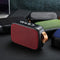 Cuifati Wireless Bluetooth Speaker, Portable Mini Subwoofer with FM Radio, USB, Louder Volume, Rich Bass (Red)