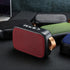 Cuifati Wireless Bluetooth Speaker, Portable Mini Subwoofer with FM Radio, USB, Louder Volume, Rich Bass (Red)