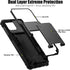 Nvollnoe iPhone 14 Case - Heavy Duty Shockproof Wallet with Card Holder, Stores 5 Cards, Large Storage (Black)