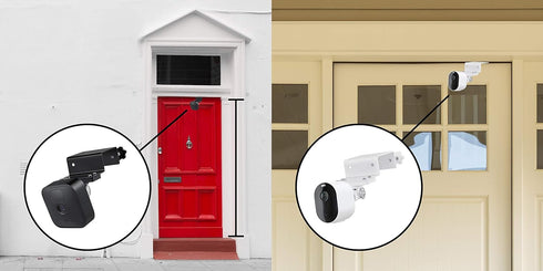 Wasserstein Door Mount for Arlo HD/Pro/Pro2/Pro3/Pro4/Pro5S/Ultra/Ultra2/Essential, Blink Outdoor/XT2, Ring Cam
