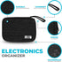 Electronics Charger Organizer - Travel Cable Case for Cords, Chargers, and Tech Accessories