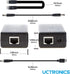 UCTRONICS PoE Splitter 5V 4A for Raspberry Pi 4 & Jetson Nano, Active PoE+ to Barrel Jack or USB-C Adapter