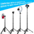 BZE 62 inches Extendable Selfie Stick Tripod with Wireless Remote & Phone Holder, Portable Aluminum Stand
