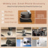 SEVENKA 360 Rotatable Vacuum Magnetic Phone Holder Stretchable Clamp Compatible with iPhone Samsung All Phone