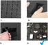 Small Hard Carrying Case with Pluck Foam for iPhone, GoPro, Camera, and More, Outer Size 9.3 x 7.5 x 2 Inches, Black
