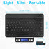 Rechargeable Bluetooth Keyboard and Mouse Combo Ultra Slim Full-Size Keyboard and Ergonomic Mouse for Bluetooth Devices