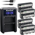 Kastar 4-Pack NP-F570 Battery and LED2 USB Charger for CCD-TR18, CCD-TR200, CCD-TR300 Cameras
