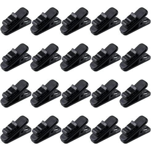 MUZHI Headphone Clip,Small Cable Clothing Clips,Earbud Clip to Keep Earphone/Microphone Cord in