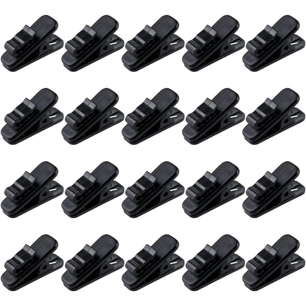 MUZHI Headphone Clip,Small Cable Clothing Clips,Earbud Clip to Keep Earphone/Microphone Cord in