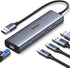 UGREEN USB to Ethernet Adapter, 5 in 1 USB Hub with Gigabit RJ45, USB-C 3.2, USB-A 3.2/2.0 for Laptop