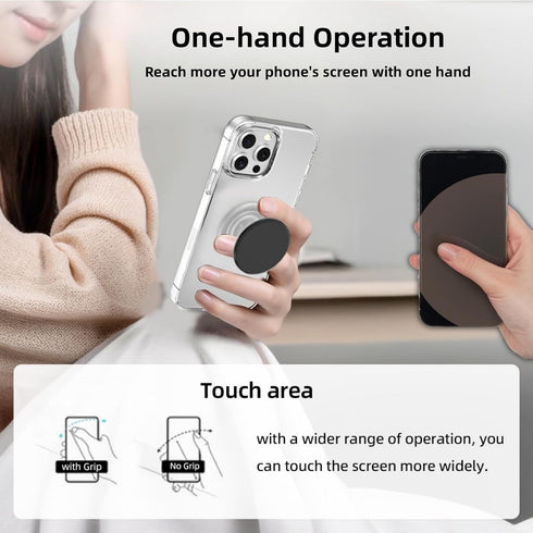 Grippopso Expandable and Collapsible Phone Grip Stand Holder, Compatible with Kindle, Smartphone Tablet Cell Phone